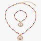 Seashell Charm Beaded Jewellery Set