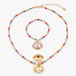 Seashell Charm Beaded Jewellery Set