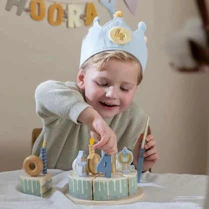 Little Dutch Birthday Crown with Numbers - Blue