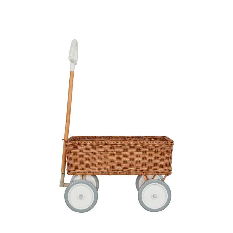 Rattan Wonder Wagon - Natural - Grace and Fox