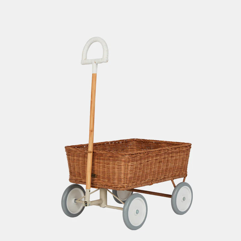 Rattan Wonder Wagon - Natural - Grace and Fox