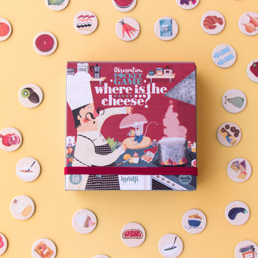 Londji - Where Is My Cheese Pocket Game - Grace and Fox