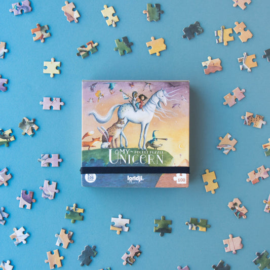 Londji - My Unicorn 100pc Pocket Puzzle - Grace and Fox