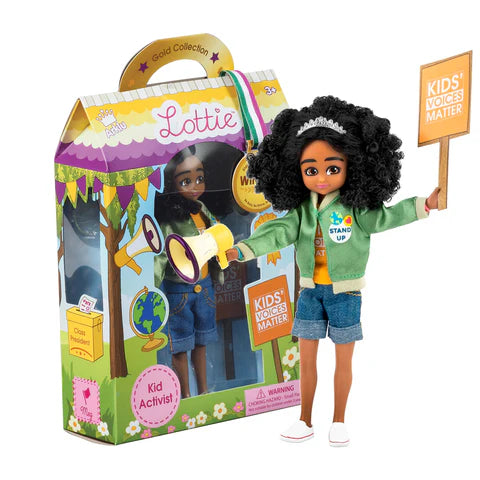 Meg' Kid Activist Toy Doll By Lottie