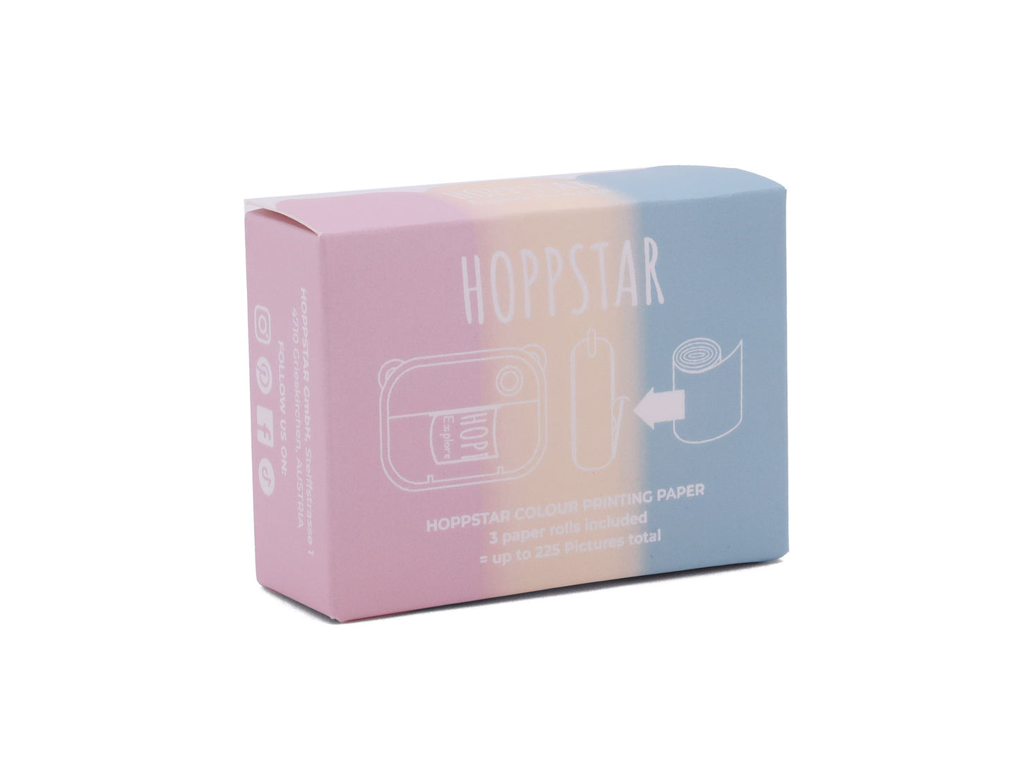 Hoppstar 3 pack Pastel Printing Paper