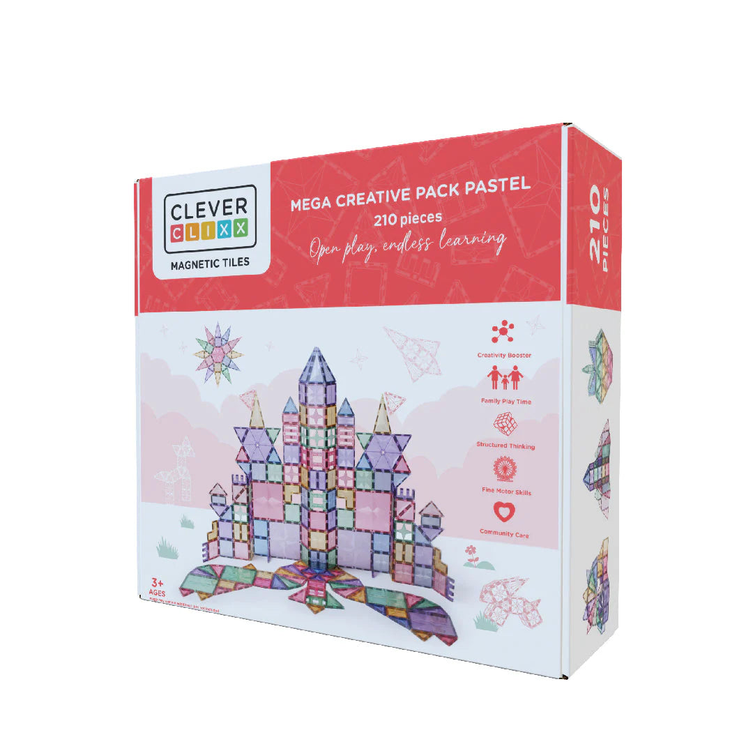 Cleverclixx Mega Creative Pack Pastel - 210 pieces - Grace and Fox