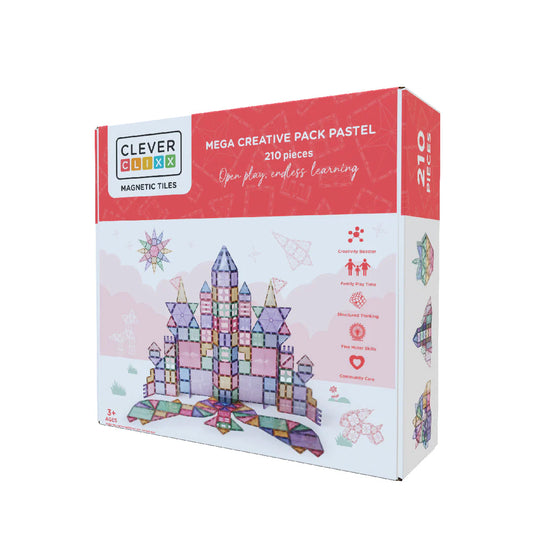 Cleverclixx Mega Creative Pack Pastel - 210 pieces