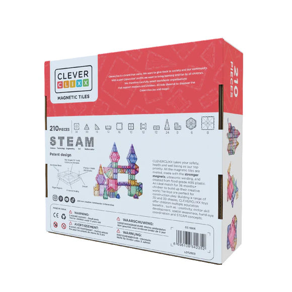 Cleverclixx Mega Creative Pack Pastel - 210 pieces - Grace and Fox