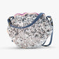 Shell Sequin Beaded Reversible Crossbody Bag