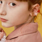 Clip-On Earrings 2 Pairs Rainbow & Heart