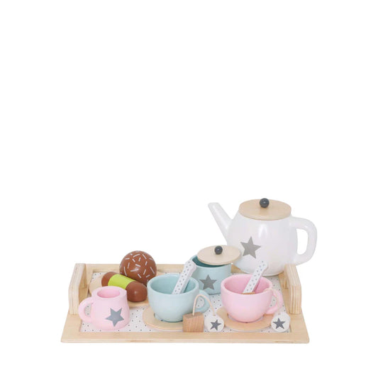 Jabadabado Wooden Afternoon Tea Set