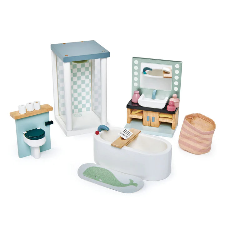 Tender Leaf Toys Dolls House Bathroom Furniture