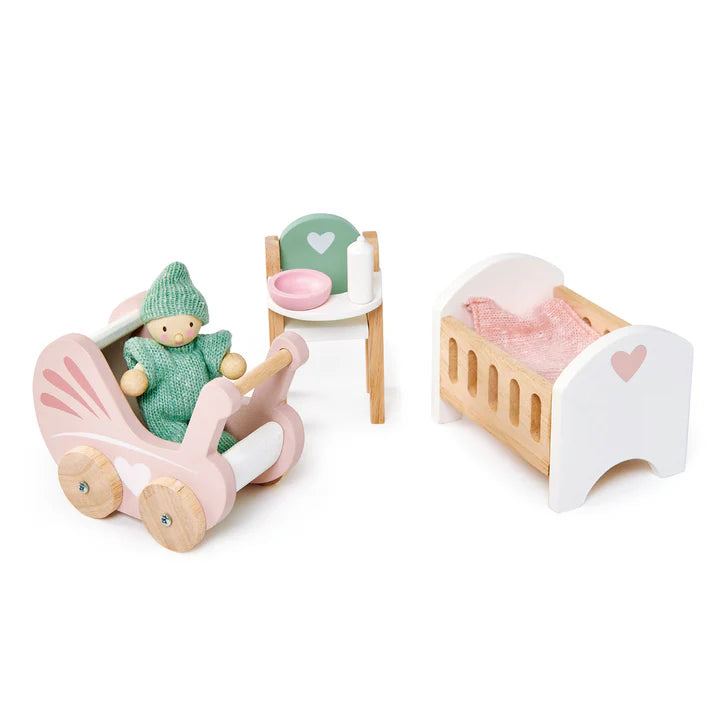 Tender Leaf Toys Dolls House Nursery Set