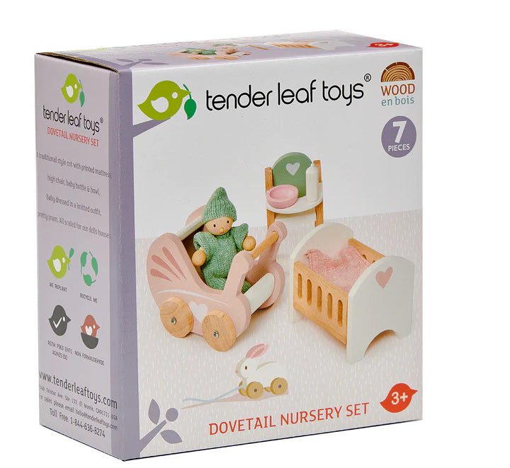 Tender Leaf Toys Dolls House Nursery Set