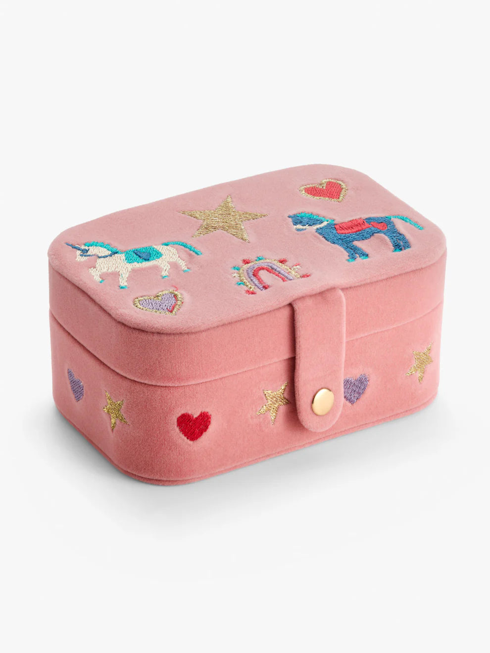 Stych - Unicorn Embroidered Jewellery Box - Grace and Fox