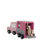 Jabadabado Wooden Horse Trailer with Horses