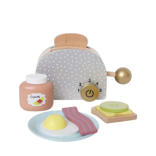 Jabadabado Wooden Breakfast Set