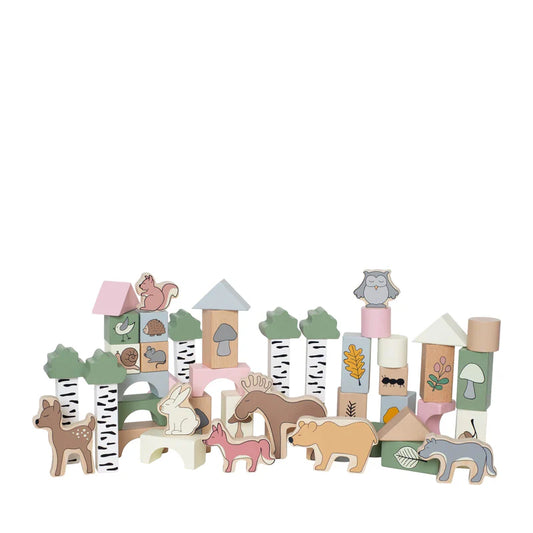 Jabadabado Wooden Building Blocks - Forest