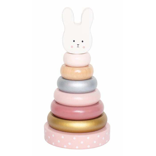 Jabadabado Wooden Stacking Rings - Bunny