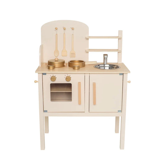 Jabadabado Wooden Play Kitchen - Cream