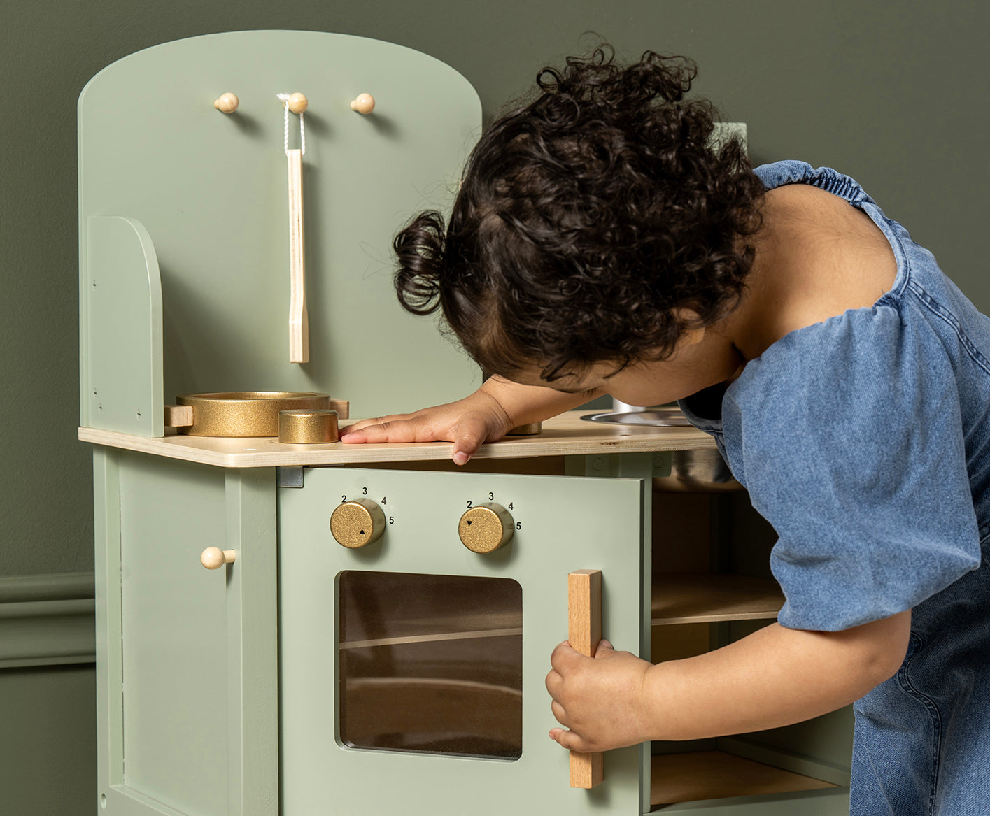 Jabadabado Wooden Play Kitchen - Green