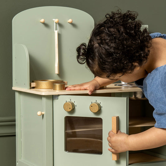 Jabadabado Wooden Play Kitchen - Green