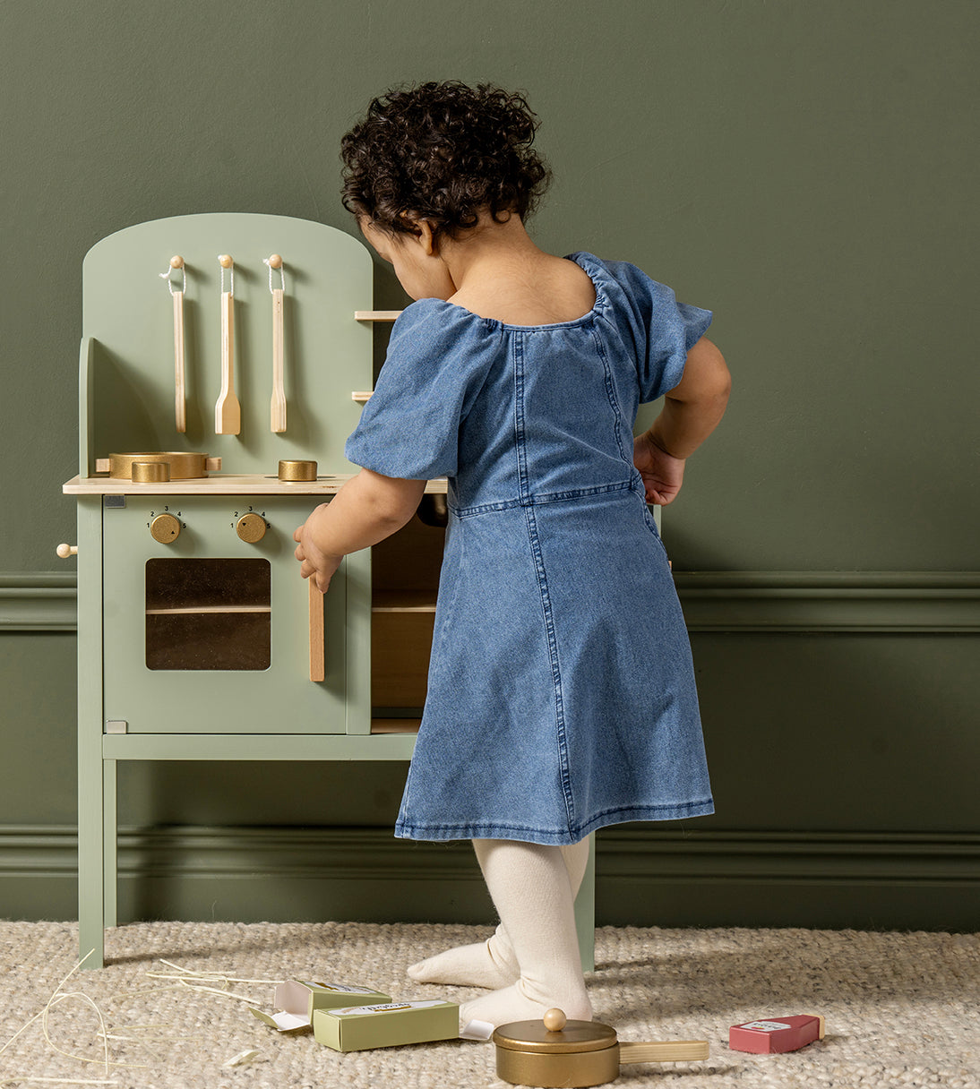 Jabadabado Wooden Play Kitchen - Green