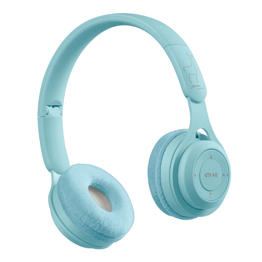 Lalarma Wireless Headphones- Blue Pastel