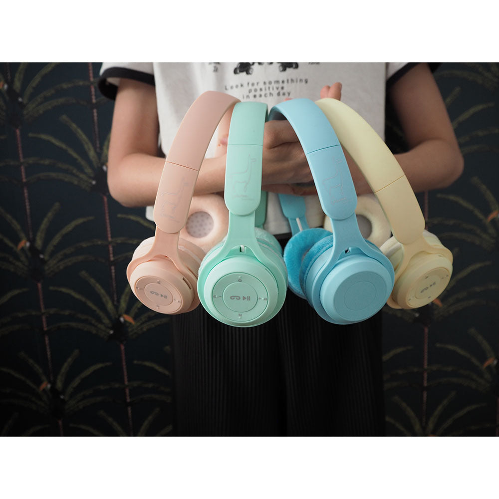 Lalarma Wireless Headphones- Mint Pastel