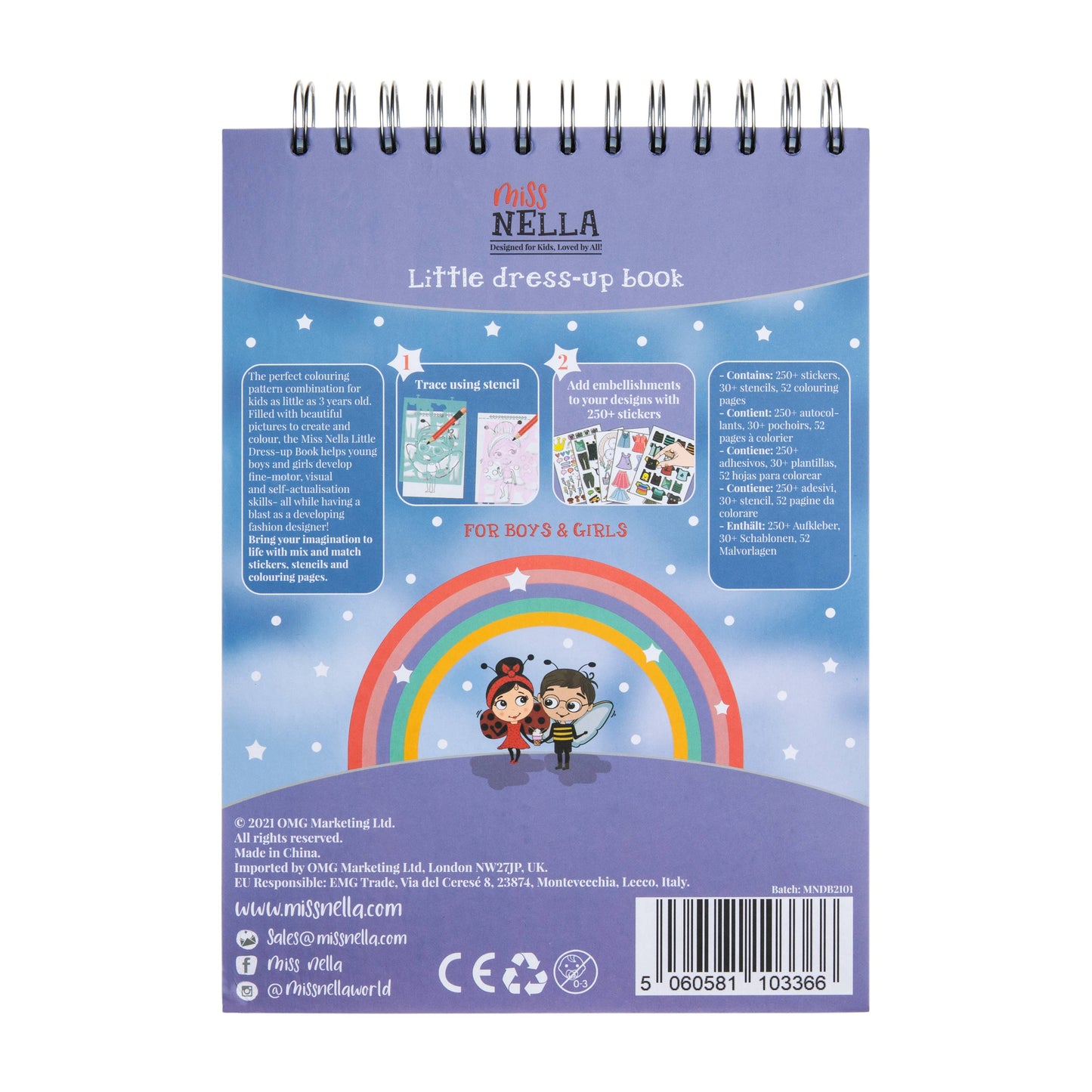 Little Dress Up Activity Book by Miss Nella