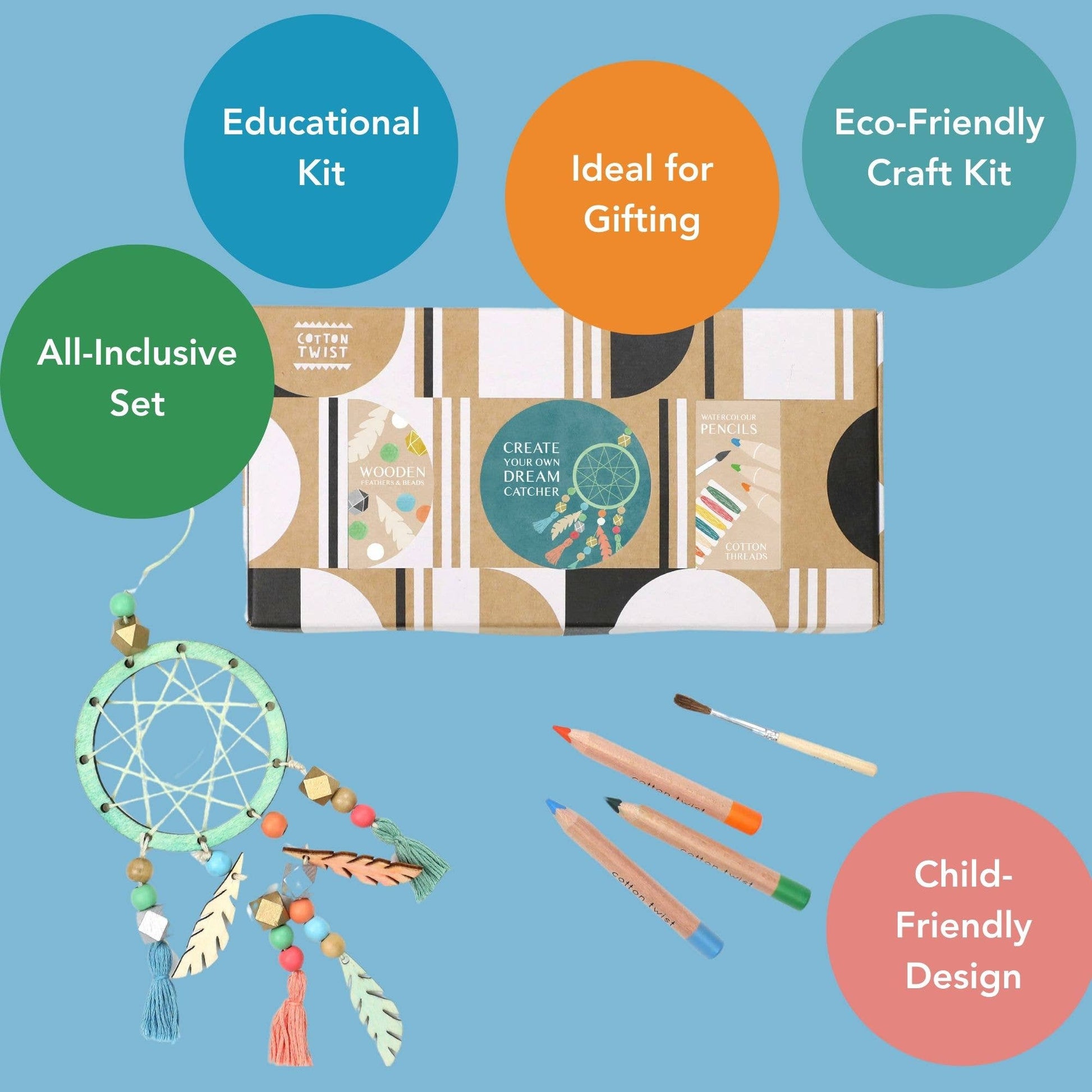 Make Your Own Dreamcatcher Craft Kit By Cotton Twist - Grace and Fox