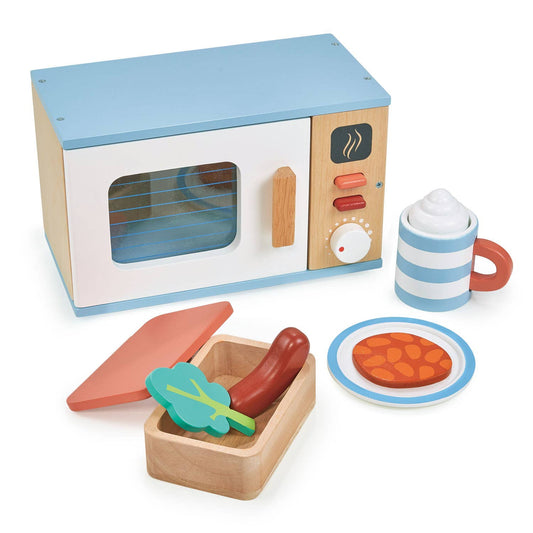 Mentari Wooden Pretend Microwave Set