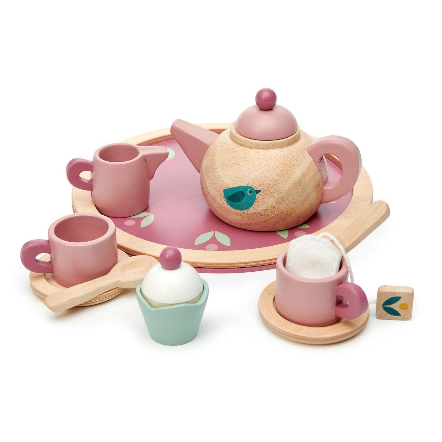 Tender Leaf Toys Wooden Birdie Tea Set