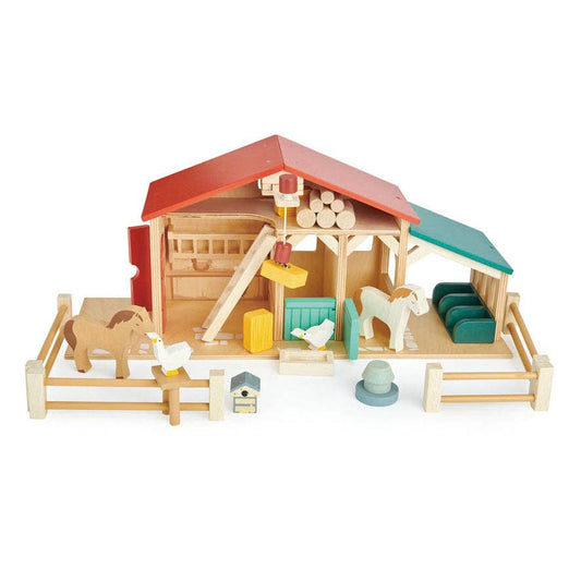 Tender Leaf Wooden Farm Playset