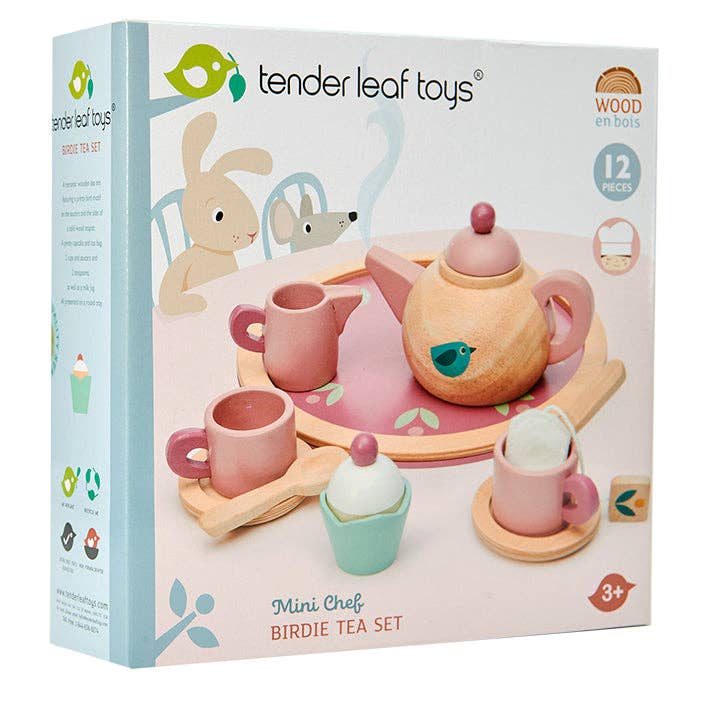 Tender Leaf Toys Wooden Birdie Tea Set