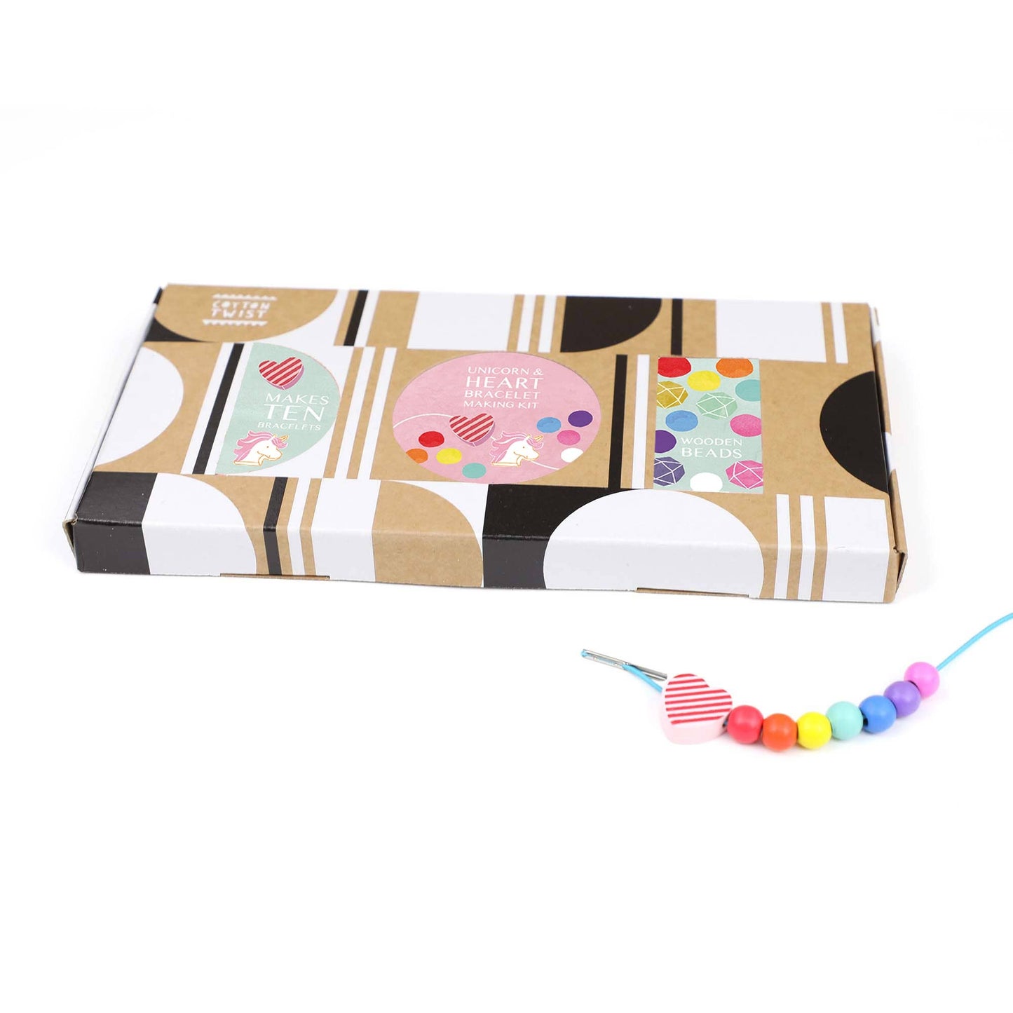 Unicorn & Heart Bracelet Making Kit by Cotton Twist