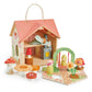 Rosewood Cottage Carrycase Dollhouse - Grace and Fox