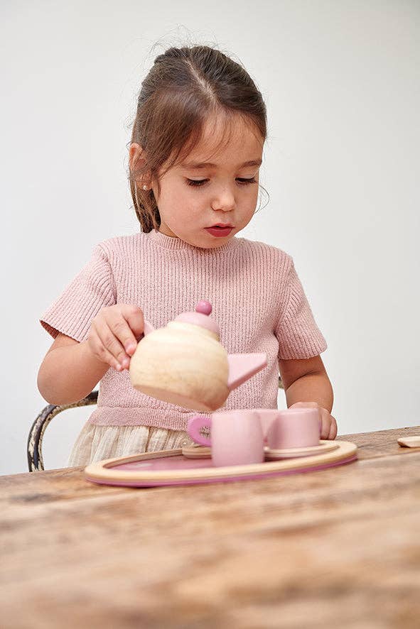 Tender Leaf Toys Wooden Birdie Tea Set