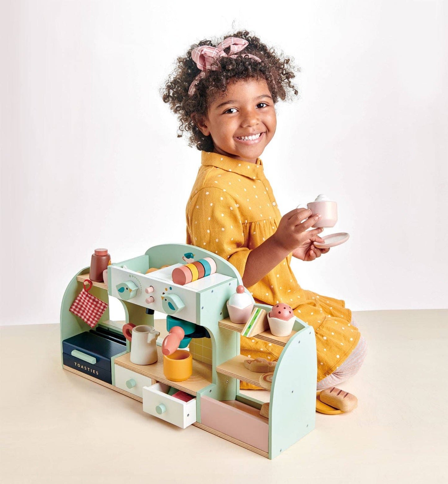 Bird's Nest Cafe Wooden Toy Play Set - Grace and Fox