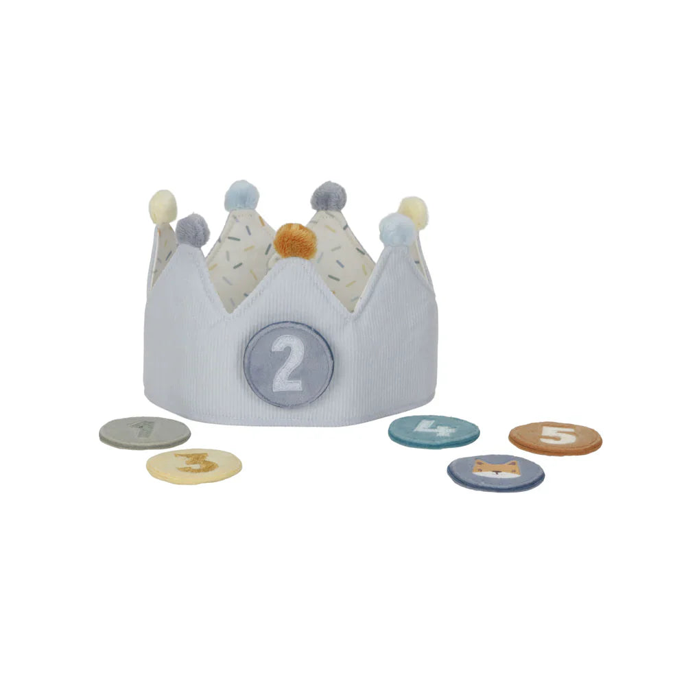 Little Dutch Birthday Crown with Numbers - Blue