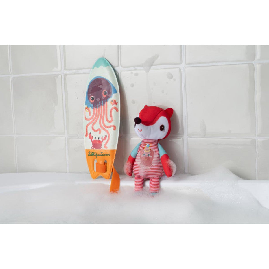 Lilliputiens - Magic Bath surfer Alice the fox