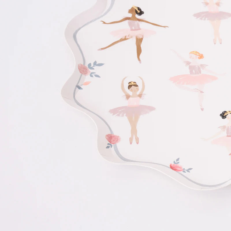 Ballerina Party Paper Plates (x8) by Meri Meri