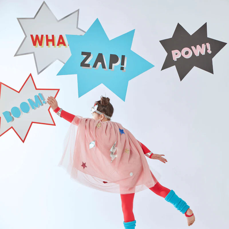 Pink Superhero Costume By Meri Meri