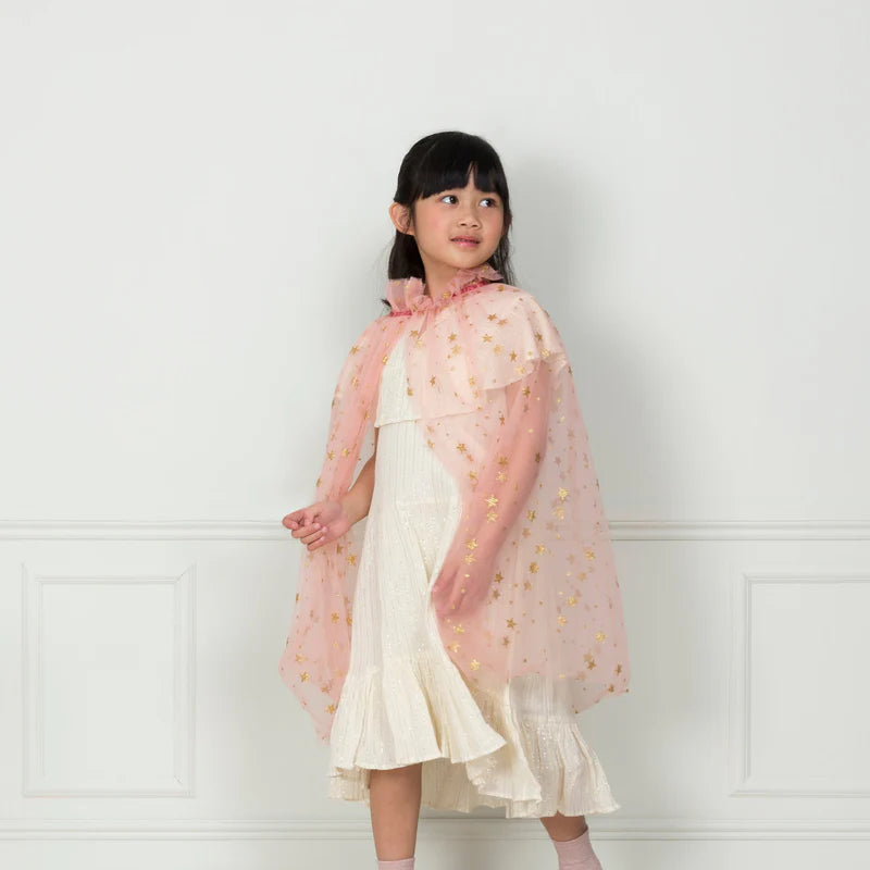 Pink Tulle Star Cape By Meri Meri