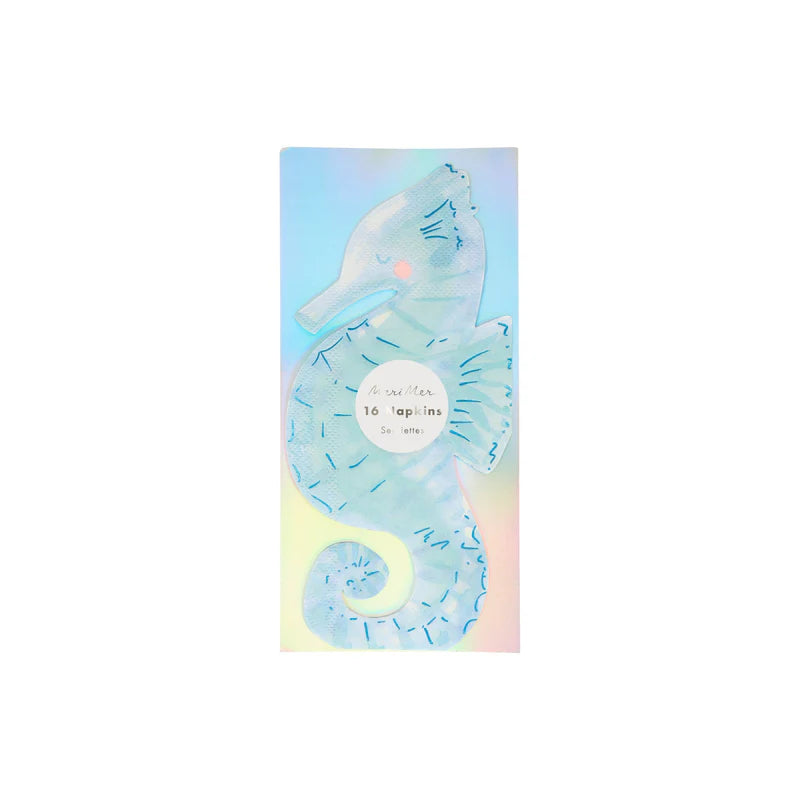 Seahorse Napkins (x16) by Meri Meri