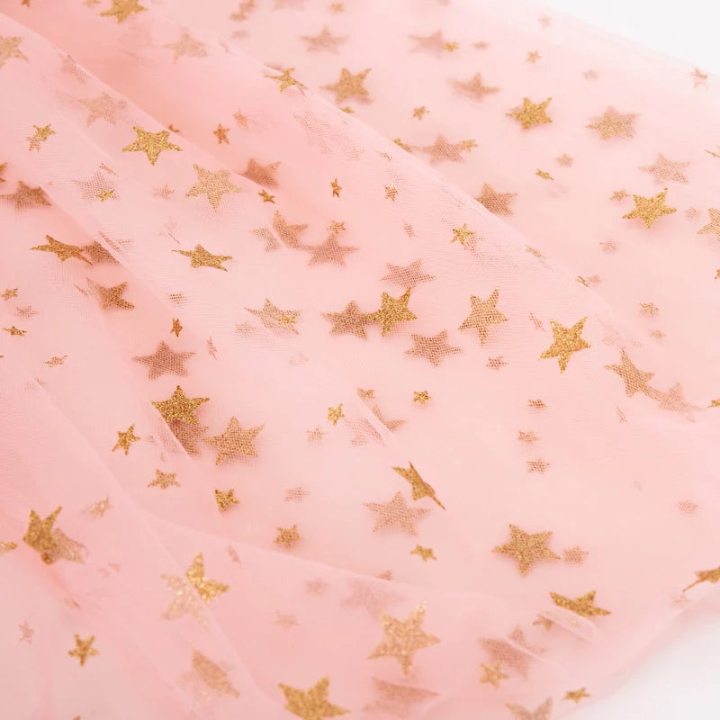 Pink Tulle Star Cape By Meri Meri