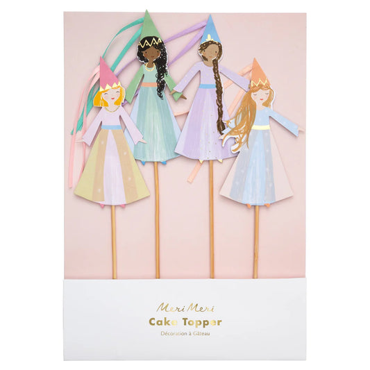 Magical Princess Cake Toppers (x4) by Meri Meri