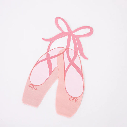 Ballet Slippers Napkins (x16) by Meri Meri