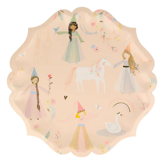 Princess Large Plates (x8) by Meri Meri