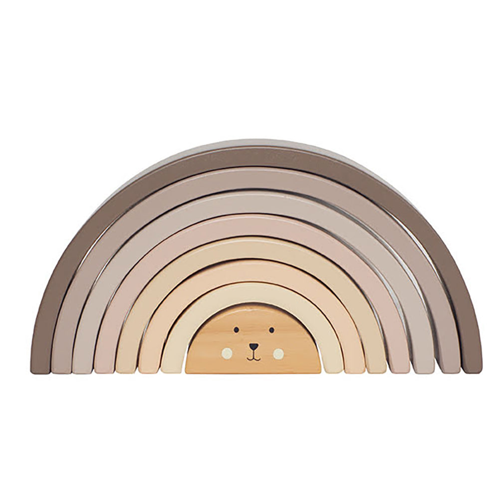 Jabadabado Wooden Stacking Rainbow